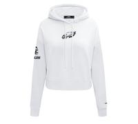 Pro Standard Womens NFL Philadelphia Eagles Classic Chenille Cropped Pullover Hoodie White L