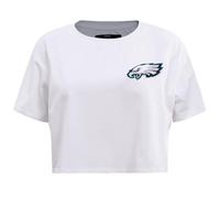 Pro Standard Womens NFL Philadelphia Eagles Classic Chenille Short Sleeve Boxy Tee White 2XL