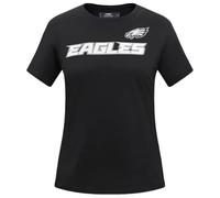 Pro Standard Womens NFL Philadelphia Eagles Classic Chenille Short Sleeve Slim Tee Black XL
