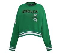 Pro Standard Womens NFL Philadelphia Eagles Retro Classics Crewneck Sweatshirt Kelly Green S