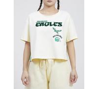Pro Standard Womens NFL Philadelphia Eagles Retro Classics Short Sleeve Boxy Tee Eggshell XL
