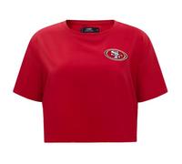 Pro Standard Womens NFL San Francisco 49Ers Classic Chenille Short Sleeve Boxy Tee Red S