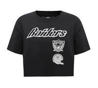 Pro Standard Womens NFL San Francisco 49Ers Retro Classics Short Sleeve Boxy Tee Black 2XL