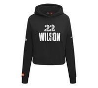 Pro Standard Women's WNBA Classic Player Name and Number W FLC Cropped Po Hoodie Hooded Sweatshirt, Black, XXL