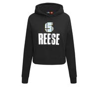 Pro Standard Women's WNBA Classic Player Name and Number W FLC Cropped Po Hoodie Hooded Sweatshirt, Black, XXL