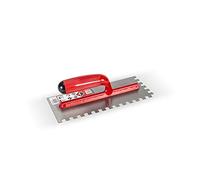 Rubi Tiling Tools 25906 Pro Steel Notched Trowel 11 X 4In X 3/8In Notch