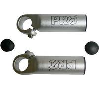 PRO Straight Short Oversized MTB Bike Forged Barends SILVER