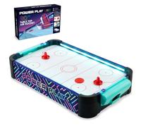Pro Striker 20" LED Air Hockey Table Game with Lights, Pucks & Pushers