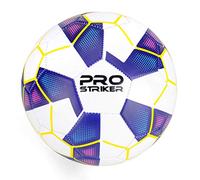 Pro Striker Size 5 Football, Training Soccer Ball for Kids, Youth & Adults, Durable PVC Match Practice Ball, Blue