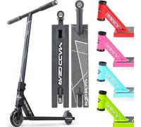 Pro Stunt Scooter for Kids Ages 5 - 12 Lightweight Durable Trick Scooter for Skatepark and Street - Easy Assembly - Madd Gear MG 1 Raven (Black/Black)