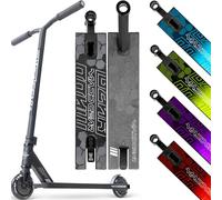Pro Stunt Scooter for Kids Ages 8-12 - Lightweight Durable Freestyle Trick Scooter for Skatepark and Street - Easy Assembly - Madd Gear MG3 (Black/Black)