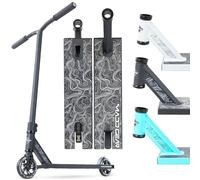 Pro Stunt Scooter for Kids and Teens Ages 8-12 - Lightweight Durable Trick Scooter for Skatepark and Street - Easy Assembly - Madd Gear MG4 (Black/Black)