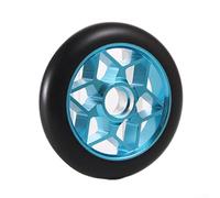 Pro Stunt Scooter Wheels 110mm Aluminium Alloy Hub with Polyurethane Outer Tyre and High Carbon Steel Bearings for Outdoor Sports and Tricks(Light blue)