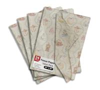 Pro Supply Global Nursery Rhymes Printed Tissue Paper for Gift Bags or Boxes and Wrapping - Baby Shower Bulk Decorative Art Tissue Paper for Packaging and Gifting | 24 Sheets 20" x 30"