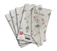 Pro Supply Global Pooh Bear Printed Tissue Paper for Gift Bags or Boxes and Wrapping - Baby Shower Bulk Decorative Art Tissue Paper for Packaging and Gifting | 24 Sheets 20" x 30"