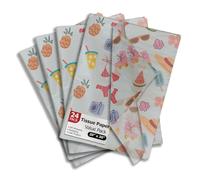 Pro Supply Global Summer Vibes Printed Tissue Paper for Gift Bags or Boxes and Wrapping - Bulk Decorative Art Tissue Paper for Packaging and Gifting | 24 Sheets 20" x 30"