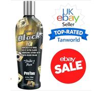 PRO TAN Instantly Black ULTRA BLACK Sunbed Tanning Bronzing Lotion Cream SALE