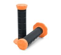Pro Taper 1/3 Waffle Micro Grips - Black/ Orange