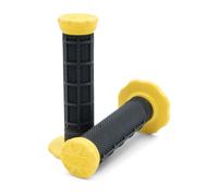 Pro Taper 1/3 Waffle Micro Grips - Black/ Yellow