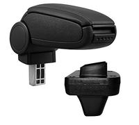 [pro.tec] ARMREST - INCL. STORAGE BOX - PADDED - FAUX LEATHER - BLACK