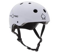 Pro-Tec Classic Certified Skate BMX Scooter Helmet Gloss White