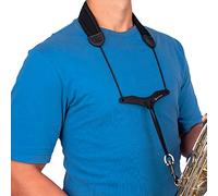 Pro Tec Unisex's Black Protec 22-Inch Neoprene Saxophone Neck Strap with Comfort Bar (Model NB310M), One Size