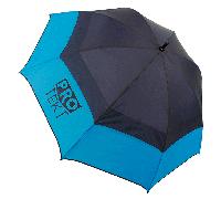 PRO-TEKT 2026 DUAL CANOPY 62" UMBRELLA - NAVY / STEEL BLUE