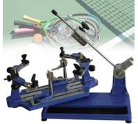Pro Tennis & Badminton Stringing Machine - Manual Tabletop Racket Stringer for Precision Stringing - Ideal for Players & Coaches (Blue)