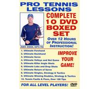 Pro Tennis Lessons Complete 10 DVD Boxed Set, Starring Renowned USPTA Pro James Jensen: Includes over 12 Hours of Professional Tennis Instruction for all level Players!