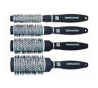 Pro-Tip Set of 4 Ceramic Hot Curling Brushes