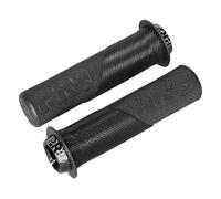 Pro Trail Lock On Grips - With Flange - Black (32 mm) Size: 32 mm