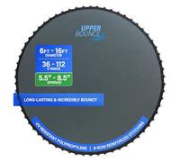 Pro Trampoline Replacement Jumping Mat | Compatible with 12 ft. Frames with 72 V-Rings | Use 5.5 inch Springs | Perfect Bounce, Water-resistant, UV Resistant