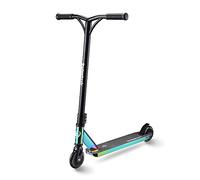 Pro Trick Scooter for Kids, Boys and Teens | Stunt Scooters with a Stand | 31.5” Total Height | 220 LBS Weight Limit | Rainbow
