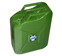 20 Litre Heavy Duty Green Metal Jerry/petrol/fuel Can Ideal For Keeping In The - litre green jerry can metal 20 army carrier container fuel petrol