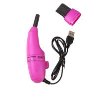 Pro Vacuum Cleaner,Mini Keyboard Vacuum Cleaner Sewing Machine Vacuum Cleaner, USB Handheld Vacuum Cleaner Portable Tiny Cordless Computer Vacuum Cleaner for Laptop Pc Home Car(Rose Red)
