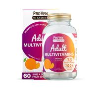 Pro-Ven Multivitamin Chewable Tablets for Men & Women - 60 Orange Flavoured A-Z Multivitamins - 100% NRV - 13 Essential Vitamins inc D, C, A + B for Energy, Immune & Bone Health Daily