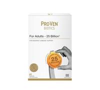 Pro-Ven Adults Digestive & Immune Support 25 Billion CFU, 60 Capsules | High-Strength Formula with Selenium, Zinc & Calcium - Backed by 15+ Clinical Trials, Made in the UK, Approved by Pharmacies