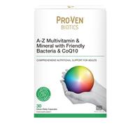 Pro-Ven Biotics A-Z Multivitamin & Mineral with Friendly Bacteria & CoQ10 - 30 Capsules