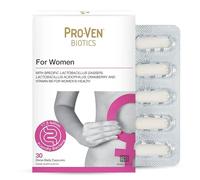 Pro-Ven for Women Female-Friendly Bacteria, Cranberry 17.5 Billion CFU 30 Capsules, UK Made