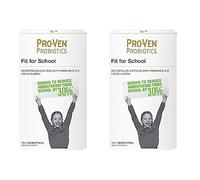 Pro-Ven Probiotics Fit for School Children's Friendly Bacteria Powder 12.5 Billion CFU for Children Aged 1-16 with Vitamin C - 14 Sticks - UK Made (Pack of 2)
