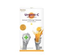 Pro-Ven Probiotics Urgent-C Immune & Energy Intensive, Daytime Kickstart, White and Orange, 500 g, 7 Sachets