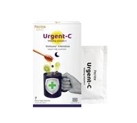 Pro-Ven Urgent-C Night-Time, Lemon & Honey, VIT C D Zinc, 7 Sachets | 1000mg Vitamin C with Elderberry, Bee Propolis & Magnesium - Blackcurrant Flavour, Supports Relaxation & Restful Sleep