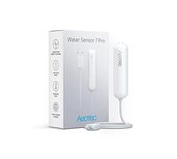 PRO Version: Aeotec Water Sensor 7 Pro, with Flood, Temperature, Humidity Sensor, SmartThings Sensor Compatible, Z-Wave Plus, S2, SmartStart, ZWave hub Required