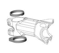 Pro Vibe 1-1/8´´ Headset Spacer 3/5/10/15 mm Black