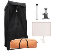 Pro Vocal Booth | Portable Sound Isolation Booth for Crystal-Clear Recording - Ideal for Voice Over, Podcasts, Singing | Quick Setup & Mobile Home Studio with Travel Bag