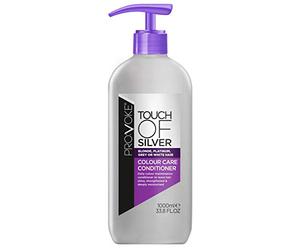 PRO:VOKE Touch Of Silver Colour Care Conditioner 1 L, Keeping Coloured Hair Deeply Moisturised, Silky and Smooth