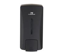 Pro Washroom 1000ml Commercial Soap Dispenser - Wall-Mounted, Leak-Proof, Easy Refill, Lockable & Durable ABS Design - Commercial & Home Use (Black)
