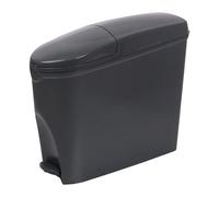 Pro Washroom Sanitary Bin 20L, Slimline Washrooms Toilets Hygienic Disposal Pedal Container Bins for Female Ladies and Baby Hygiene Products - 20 litres Grey