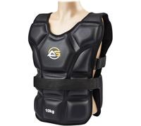 Pro Weighted Vest - Fix Filled Weighted Jacket 10kg 12kg 15kg 20kg, High Grade Canvas, Comfortable Fit with Adjustable Straps (10kg)
