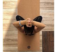 Pro Yoga Mat • Cork • Test Winner • Extra Large 200 x 26 cm • Tested with*Very Good * • Carry Strap and Yoga Bag Included